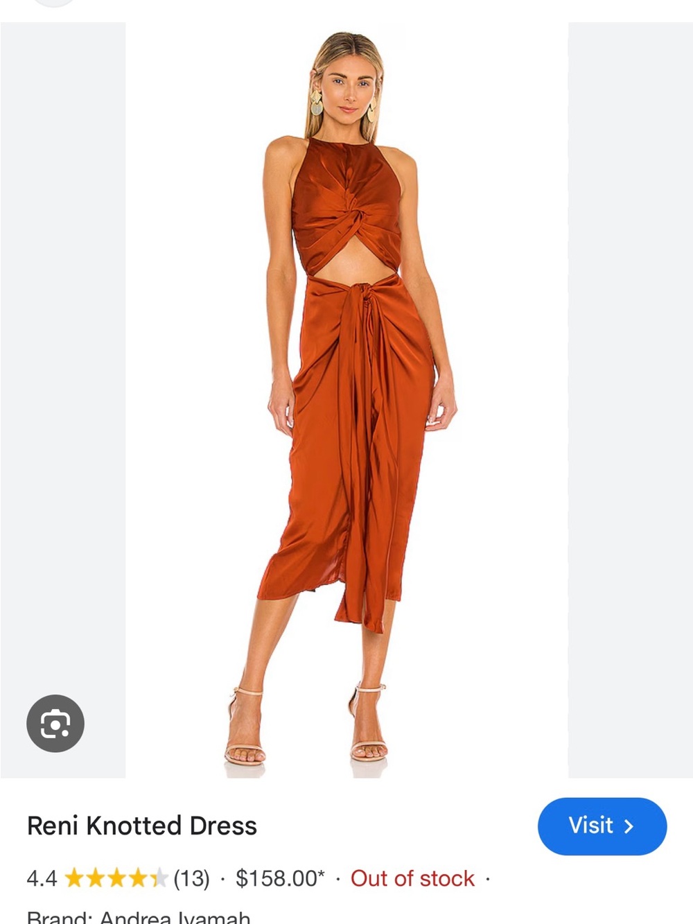 Andrea Iyamah Reni Knotted Dress